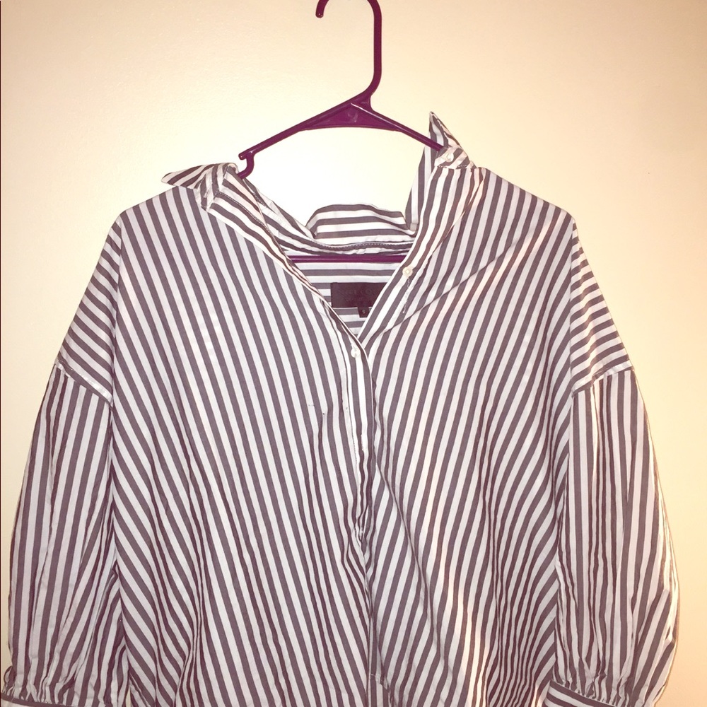 Nili Lotan Fine Stripe Shirt